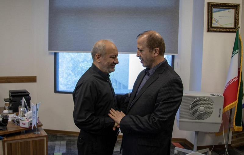 ابراز همدردی رییس دانشگاه با دکتر نادری منش رییس پارک علم و فناوری مدرس