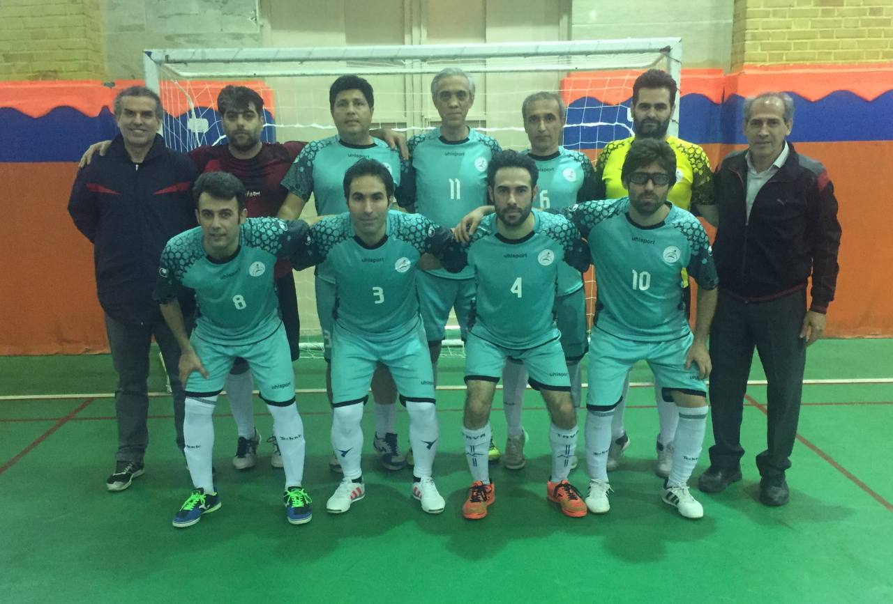 صعود تیم فوتسال کارکنان دانشگاه به مرحله حذفی مسابقات کارکنان دولت استان تهران